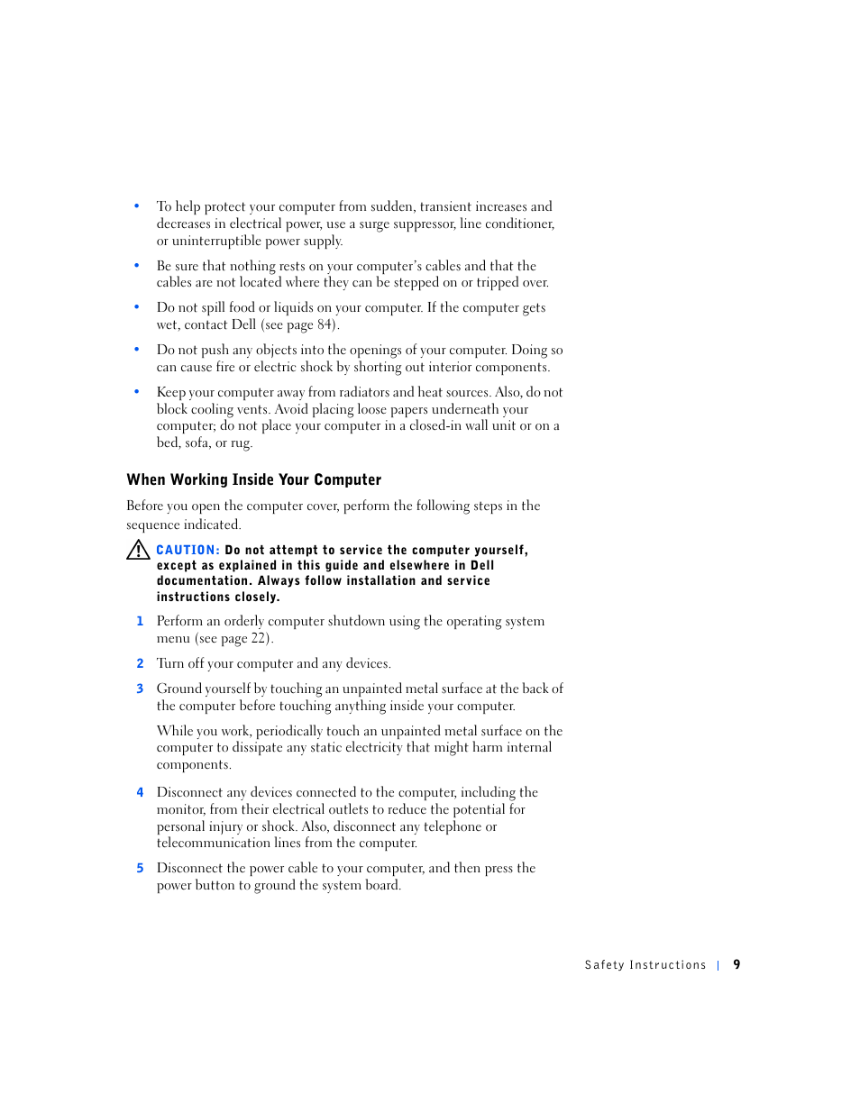Dell Dimension 4500S User Manual | Page 9 / 132