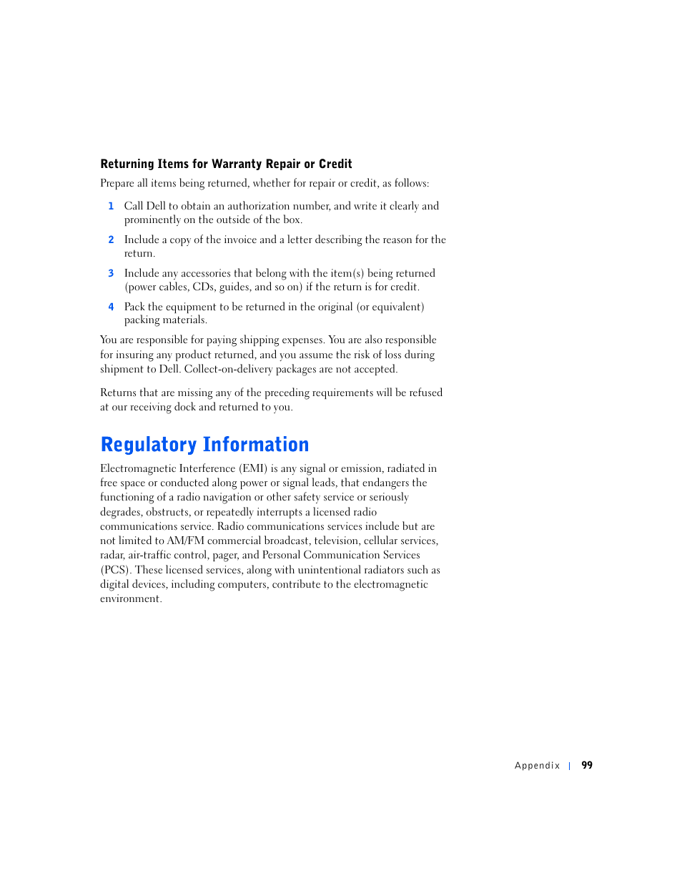 Dell Dimension 4500S User Manual | Page 99 / 132