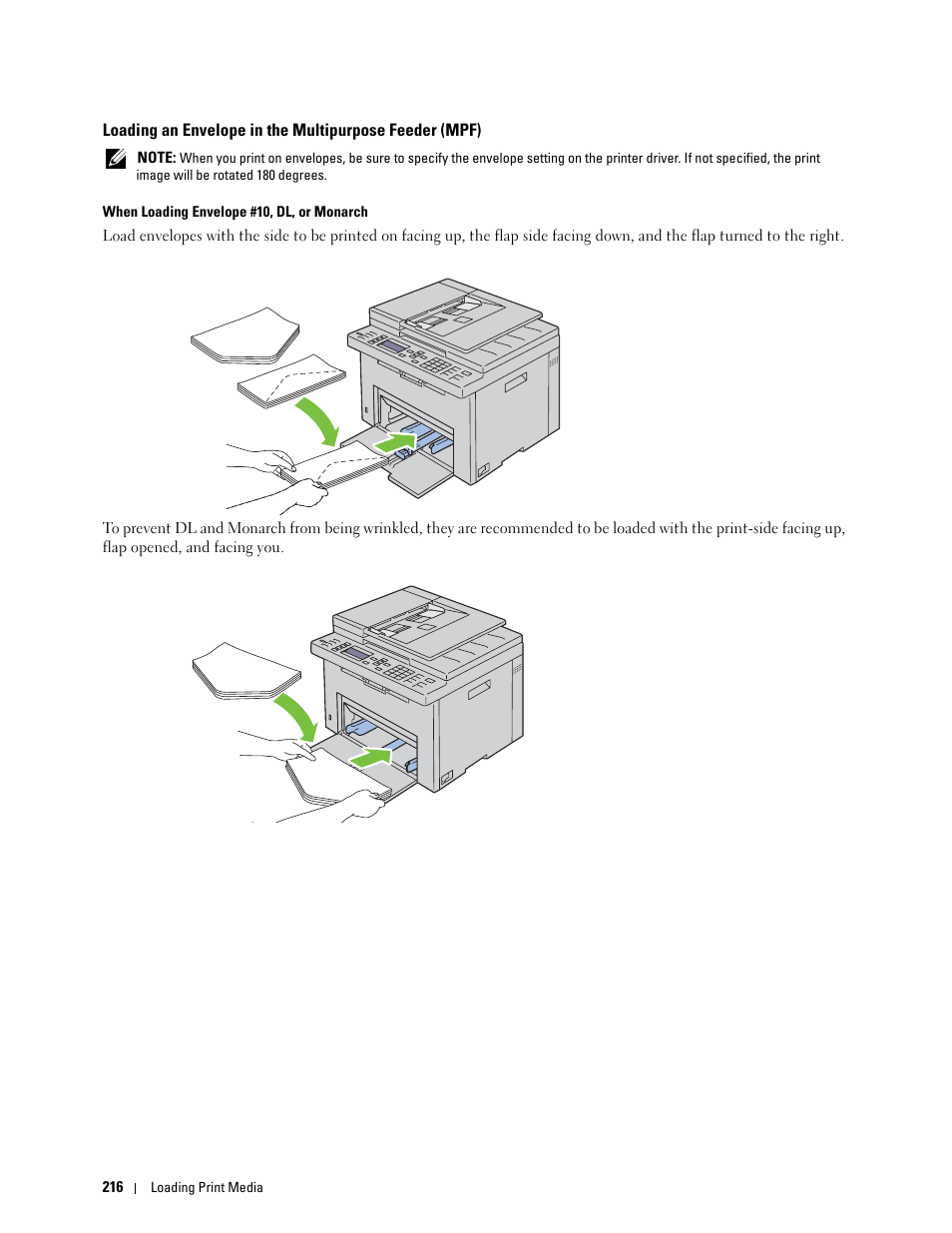 Dell C1765NF MFP Laser Printer User Manual | Page 218 / 376