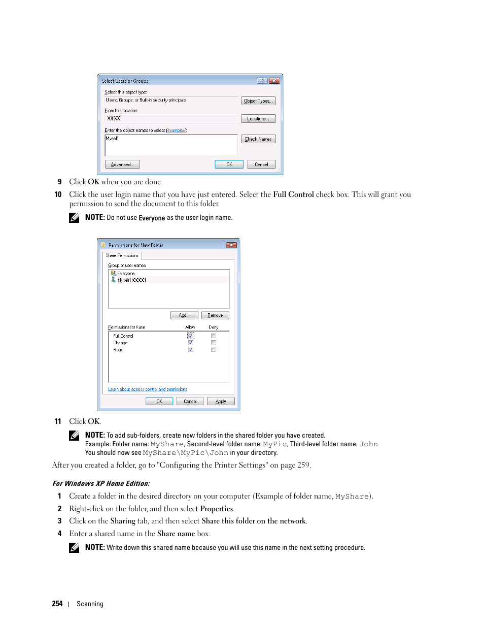 Dell C1765NF MFP Laser Printer User Manual | Page 256 / 376