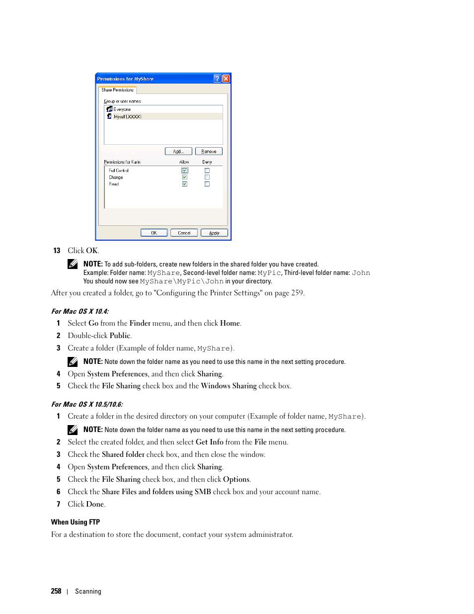 Dell C1765NF MFP Laser Printer User Manual | Page 260 / 376