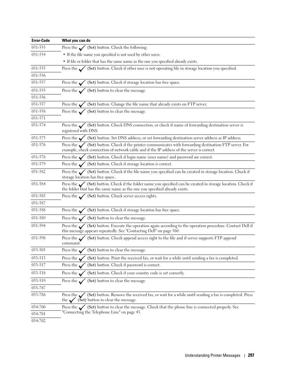 Dell C1765NF MFP Laser Printer User Manual | Page 299 / 376