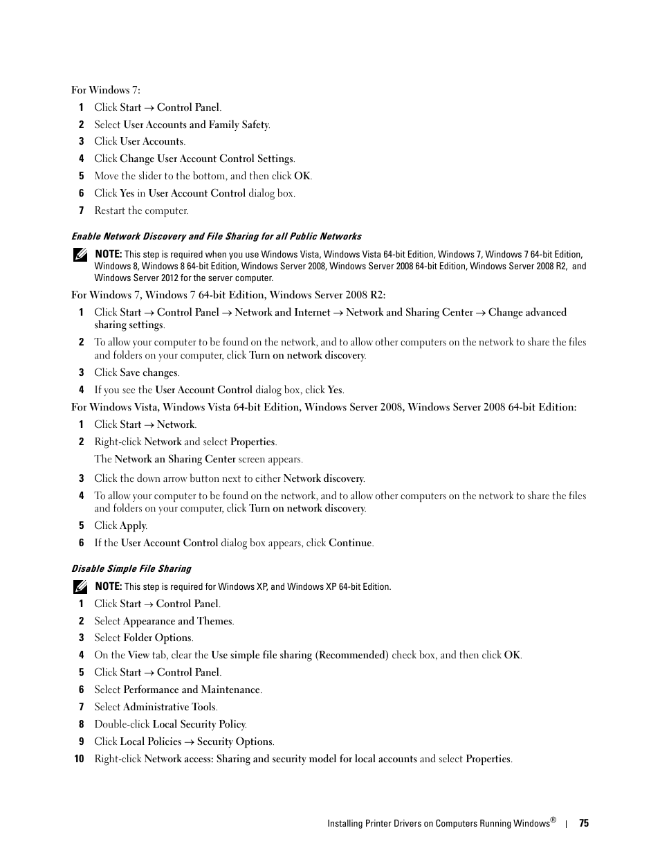 Dell C1765NF MFP Laser Printer User Manual | Page 77 / 376