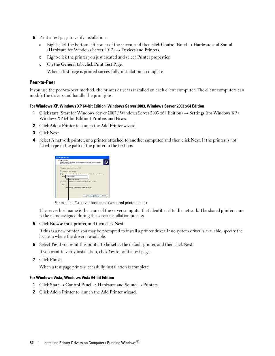 Peer-to-peer | Dell C1765NF MFP Laser Printer User Manual | Page 84 / 376