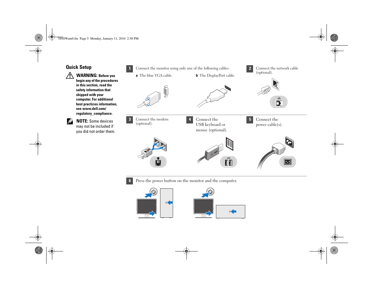 Dell OptiPlex 580 (Early 2010) User Manual | Page 5 / 8