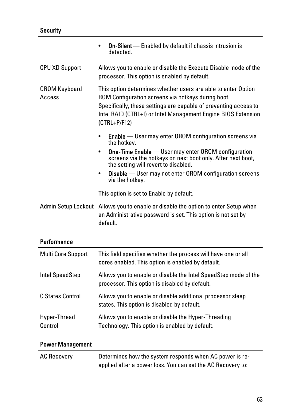 Dell OptiPlex 390 (Mid 2011) User Manual | Page 63 / 92
