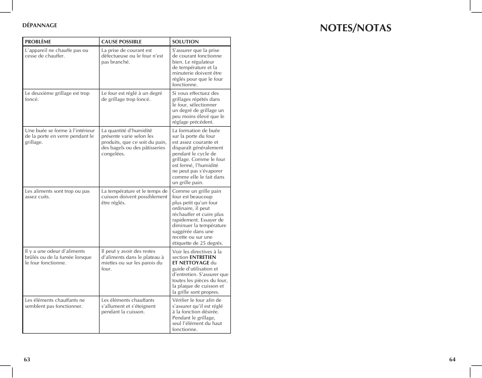 Black & Decker CTO7100B User Manual | Page 33 / 37