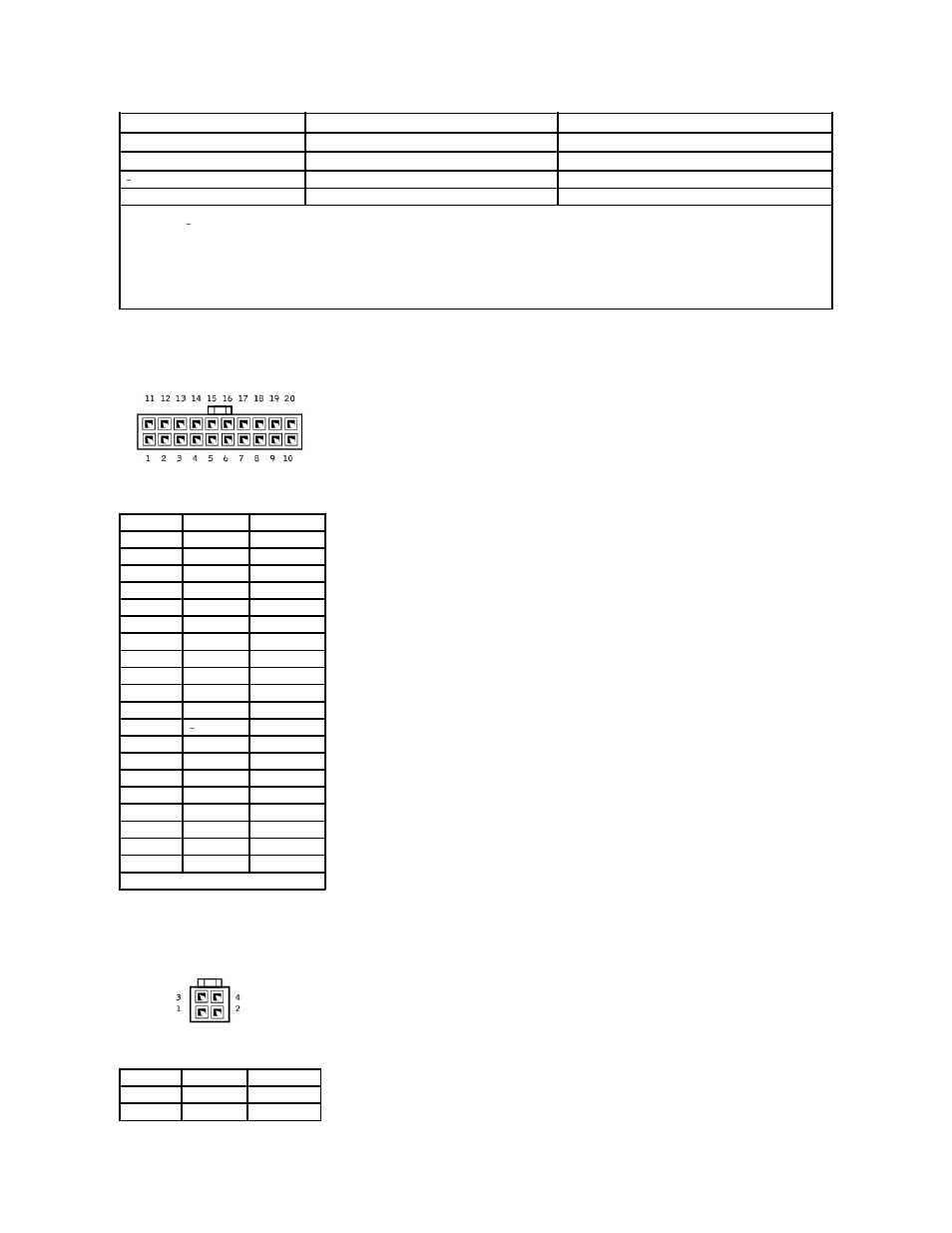 Dc power connector p1, Dc power connector p2 | Dell Dimension 4600 User Manual | Page 42 / 44