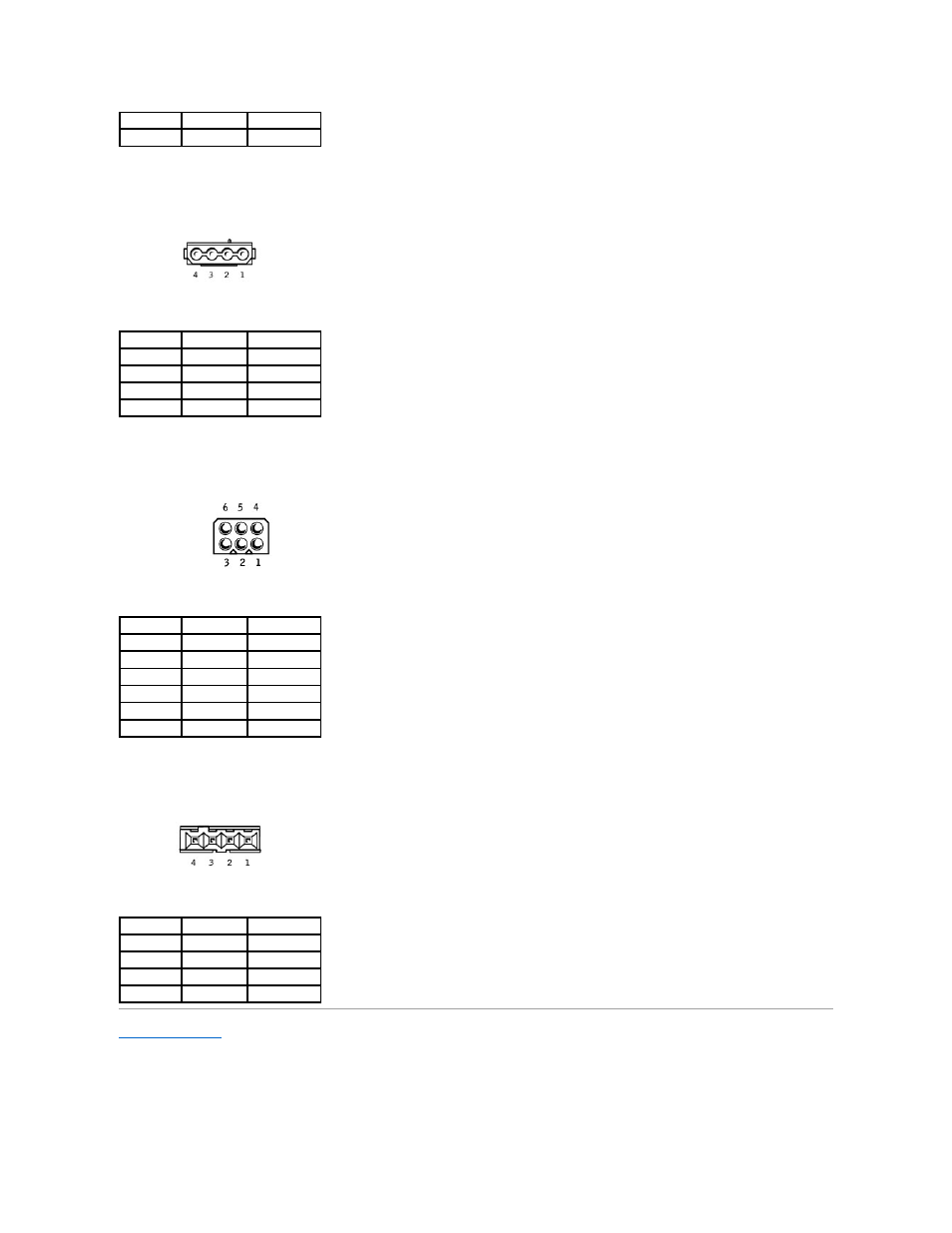 Dc power connector p4, Dc power connector p7 | Dell Dimension 4600 User Manual | Page 43 / 44