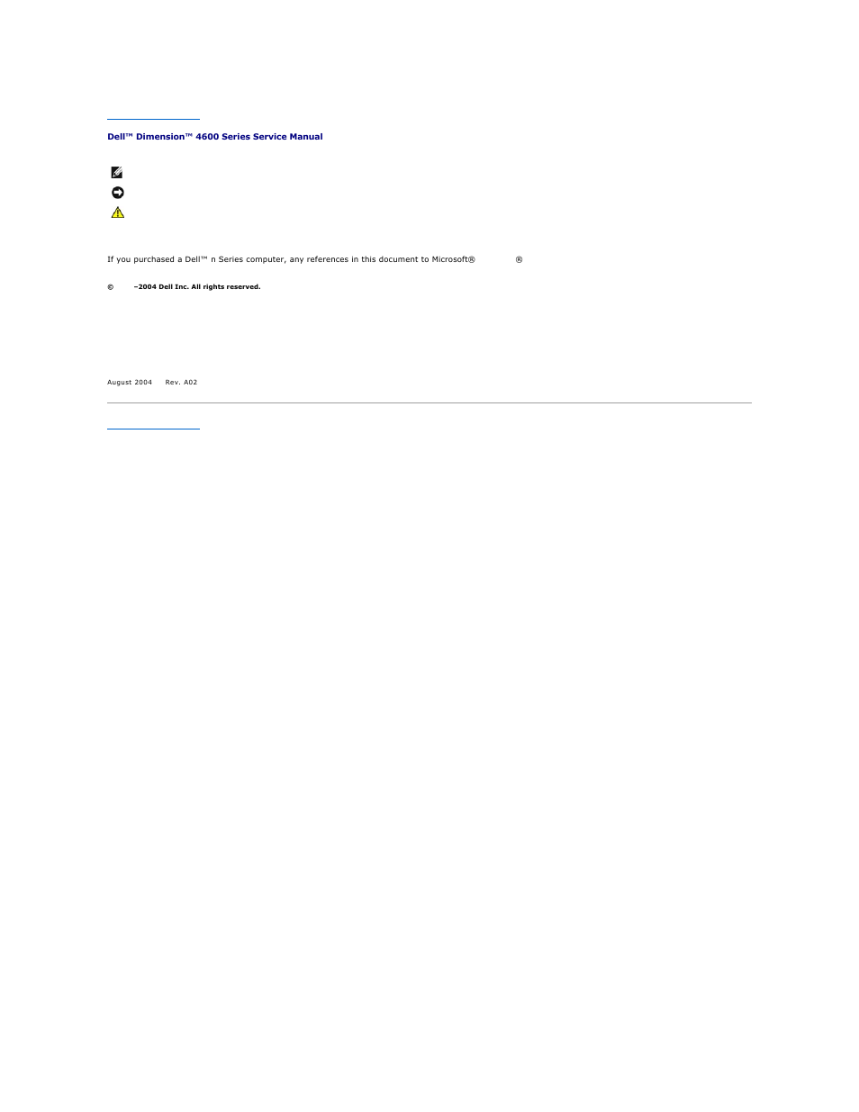 Dell Dimension 4600 User Manual | Page 44 / 44