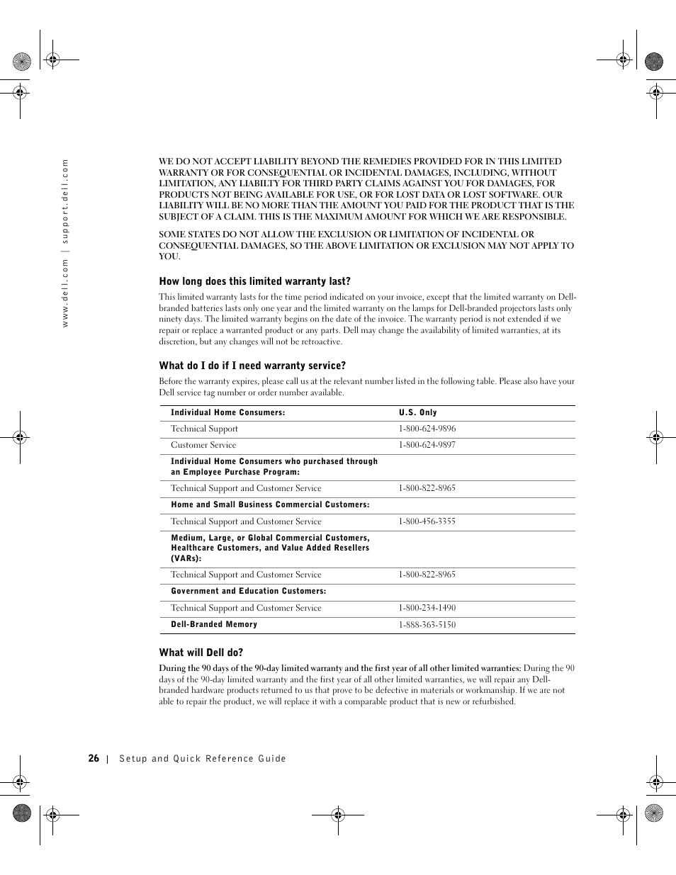 Dell OptiPlex GX270 User Manual | Page 26 / 38