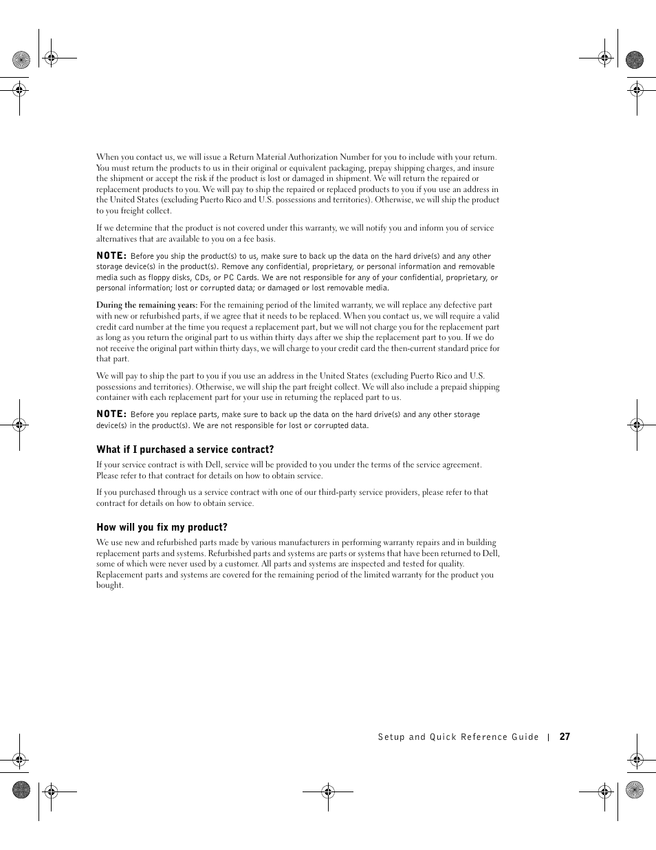 Dell OptiPlex GX270 User Manual | Page 27 / 38
