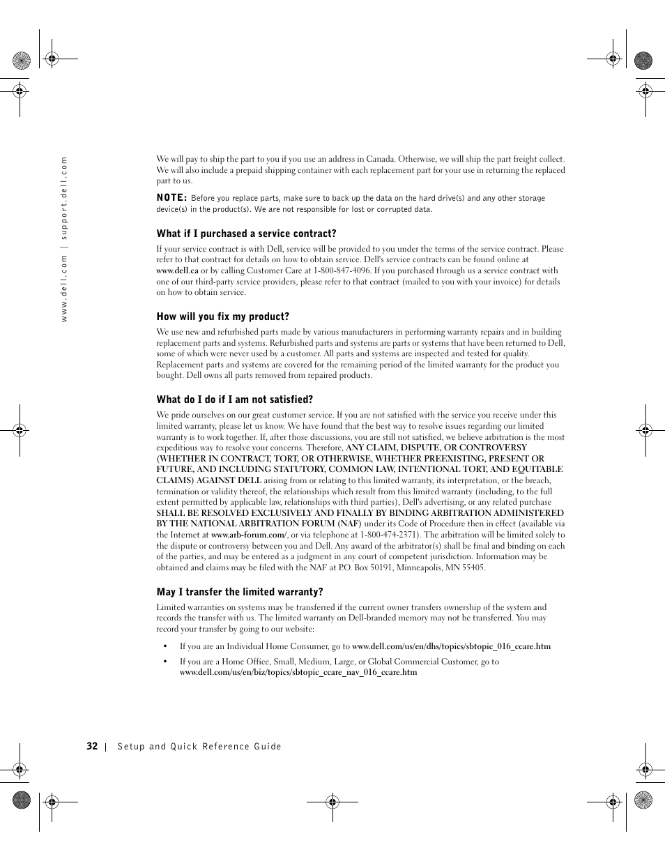 Dell OptiPlex GX270 User Manual | Page 32 / 38