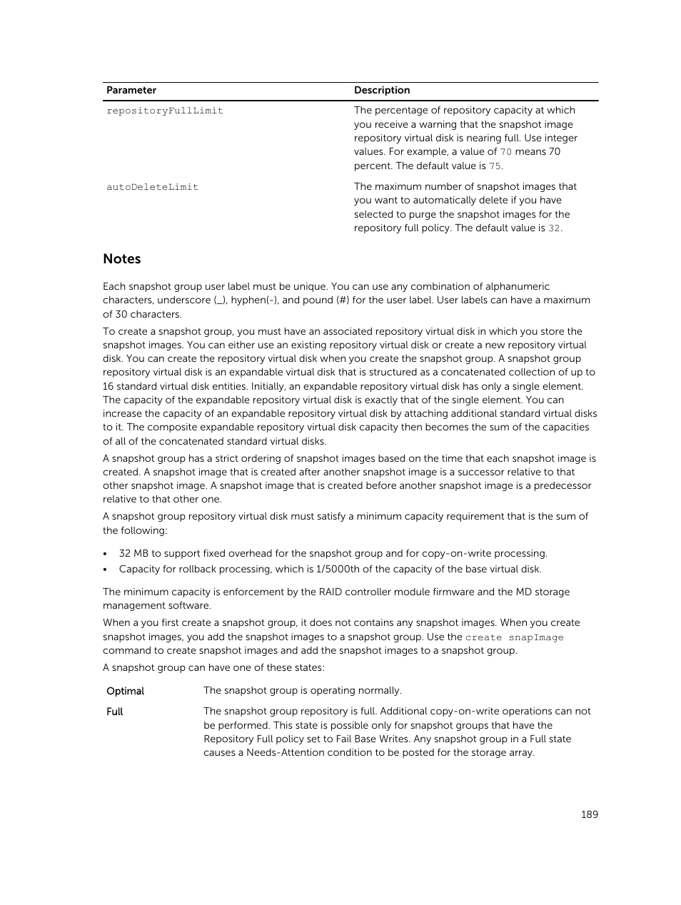 Dell PowerVault MD3420 User Manual | Page 189 / 405