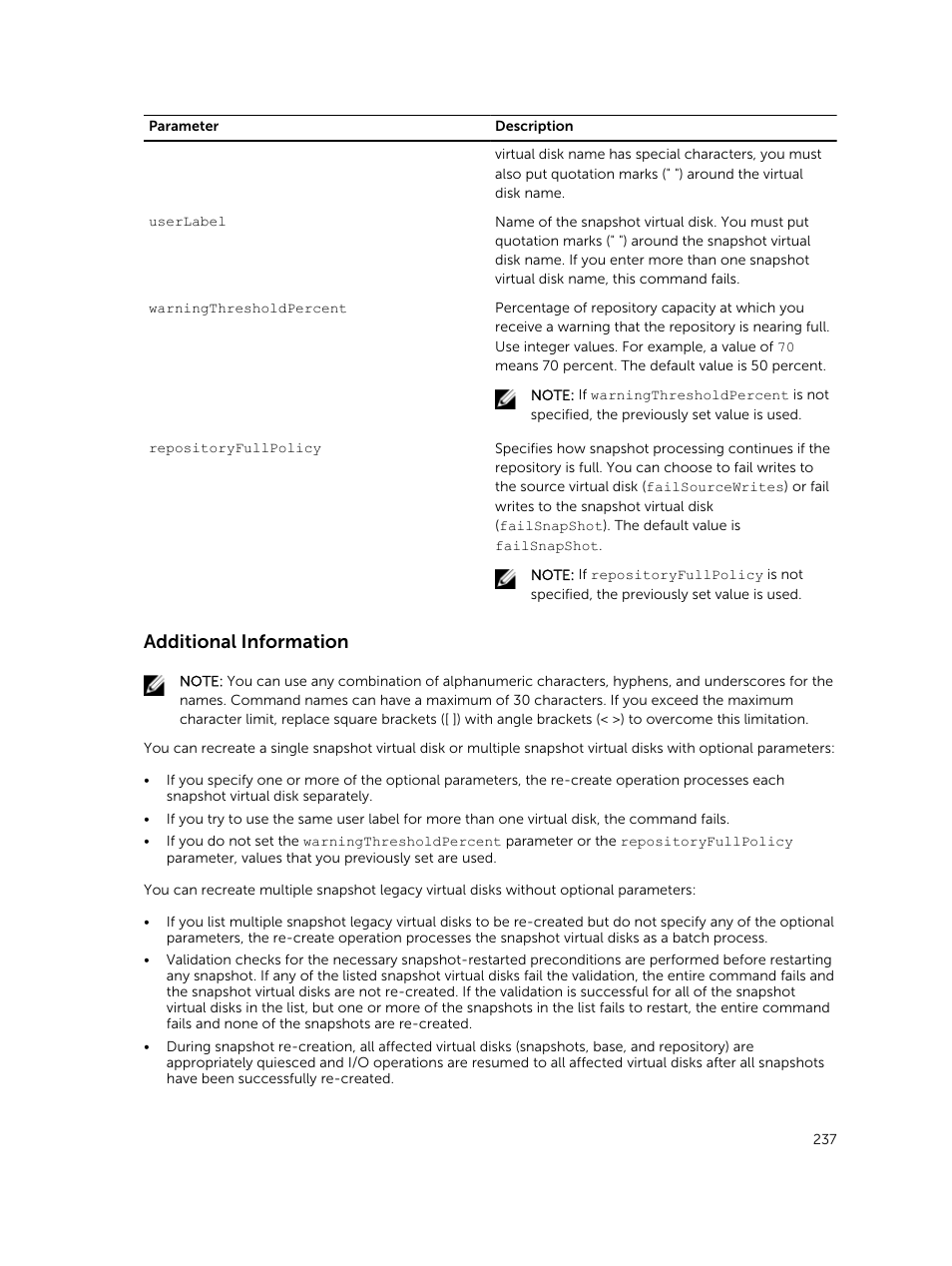 Additional information | Dell PowerVault MD3420 User Manual | Page 237 / 405