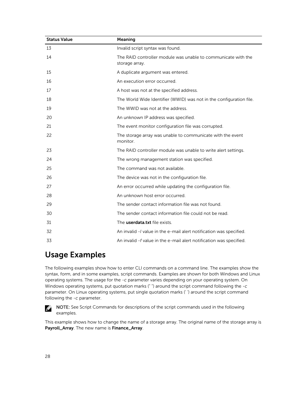 Usage examples | Dell PowerVault MD3420 User Manual | Page 28 / 405