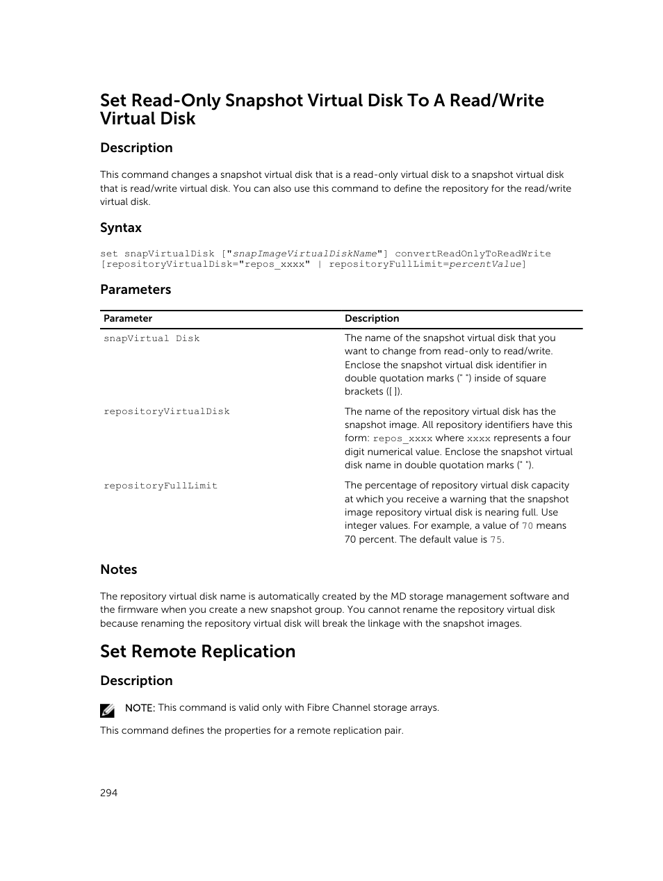 Set remote replication | Dell PowerVault MD3420 User Manual | Page 294 / 405