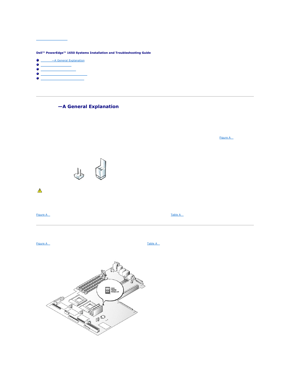 Jumpers and connectors, Jumpers—a general explanation, System board jumpers | Jumpers | Dell PowerEdge 1650 User Manual | Page 2 / 63