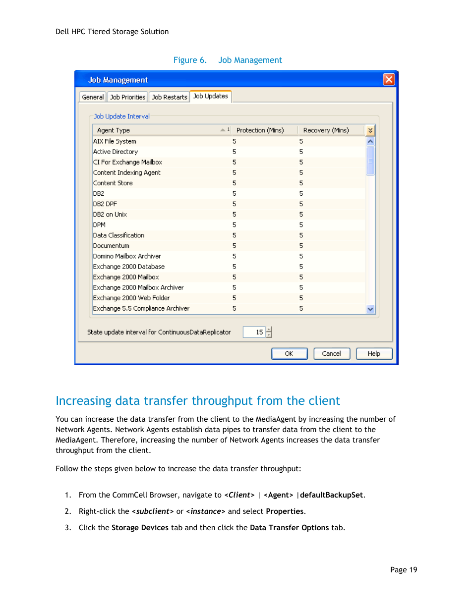 Figure 6, Job management | Dell POWEREDGE R710 User Manual | Page 21 / 63