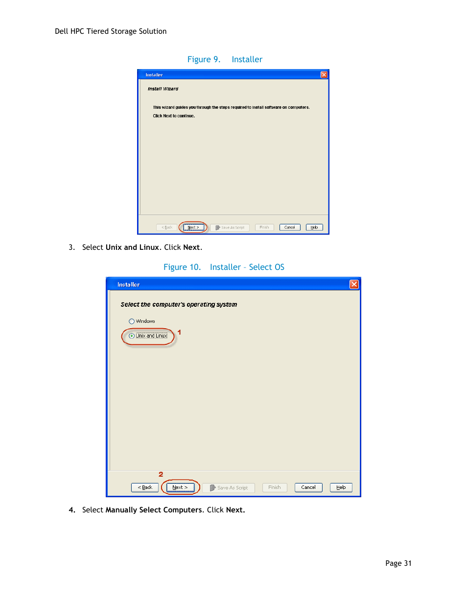 Figure 9, Installer, Figure 10 | Installer – select os | Dell POWEREDGE R710 User Manual | Page 33 / 63