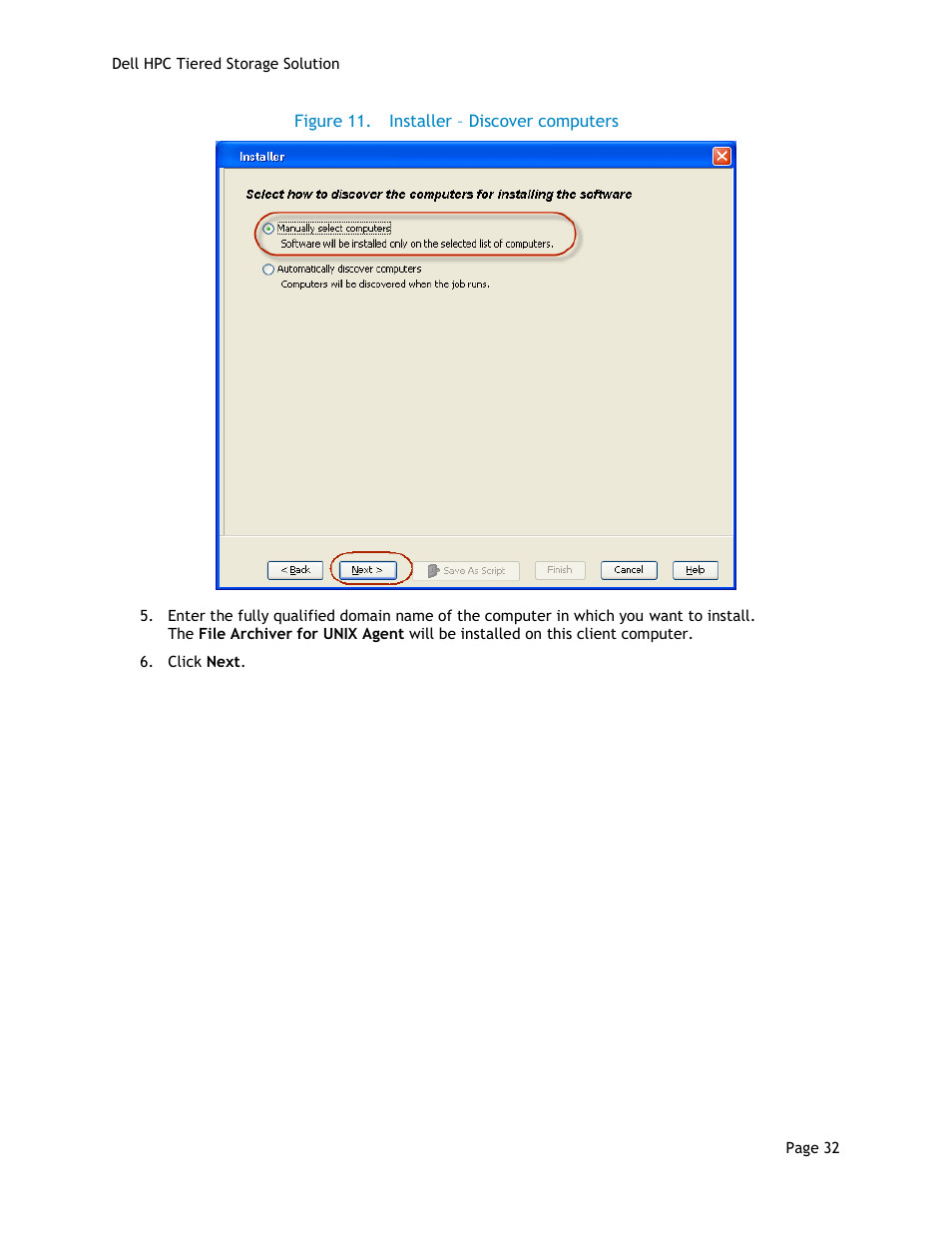 Figure 11, Installer – discover computers | Dell POWEREDGE R710 User Manual | Page 34 / 63