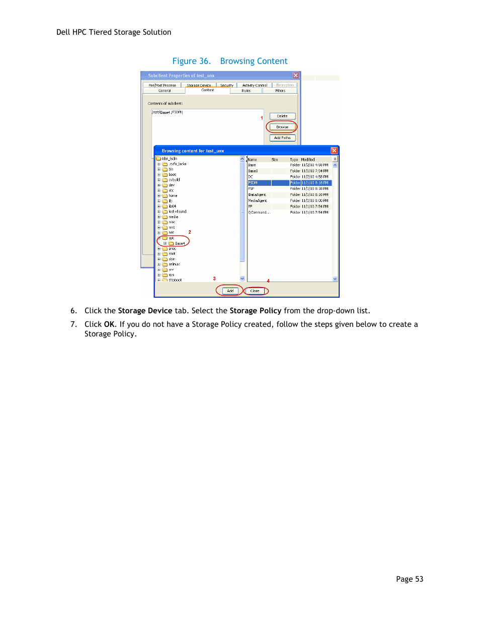 Figure 36, Browsing content | Dell POWEREDGE R710 User Manual | Page 55 / 63
