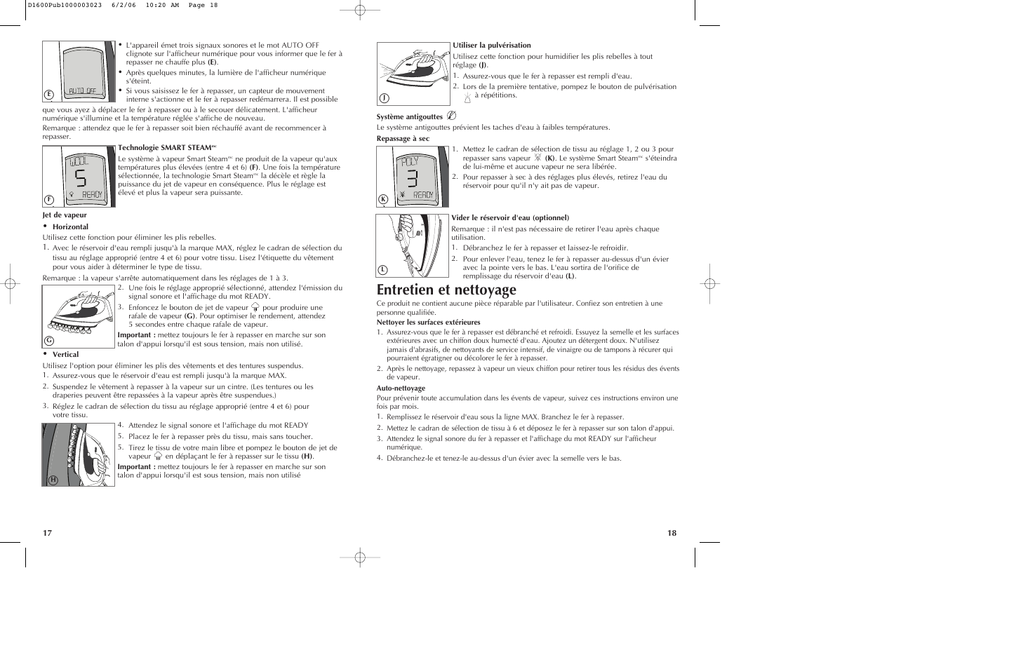 Entretien et nettoyage | Black & Decker D1200 User Manual | Page 10 / 13