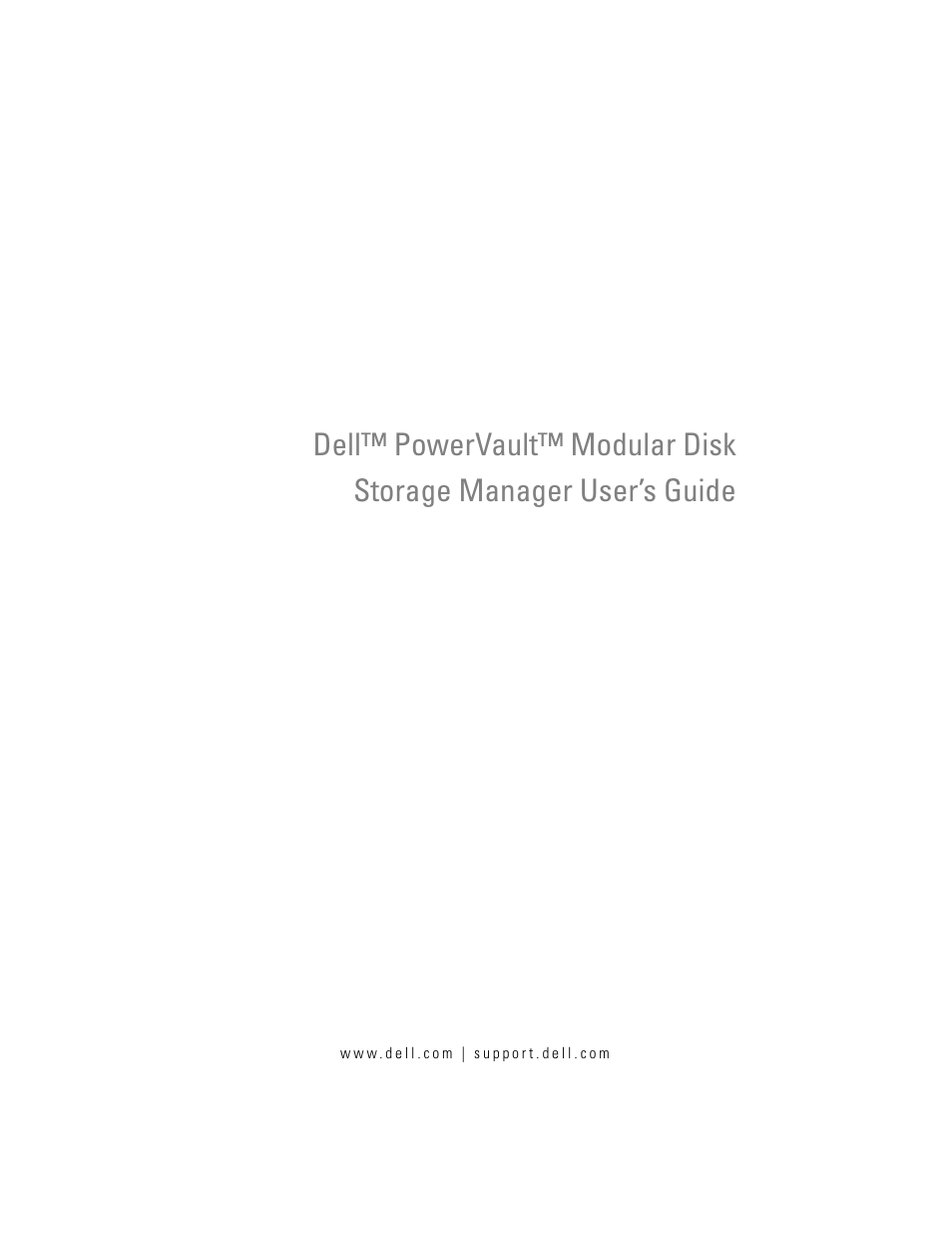 Dell PowerVault MD3000 User Manual | 114 pages