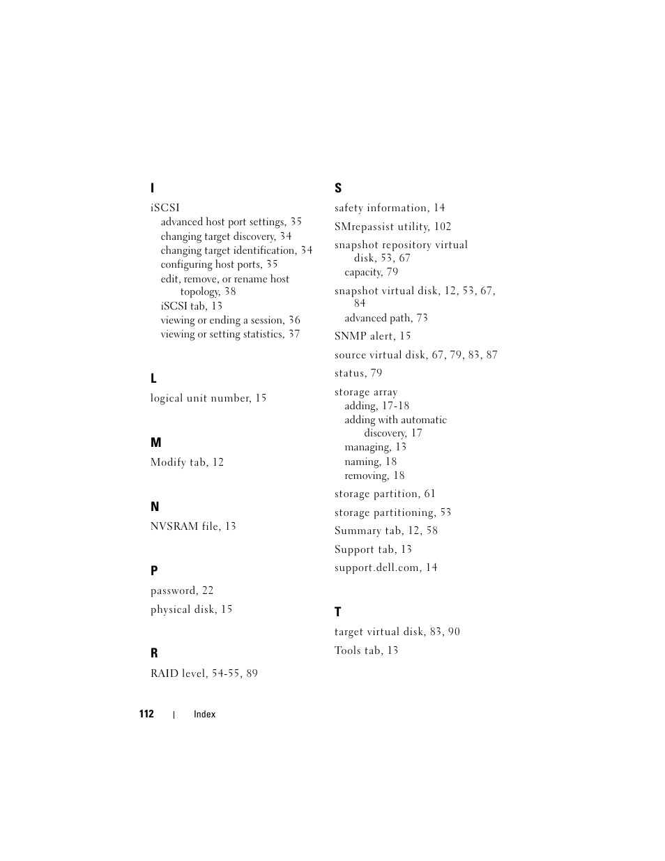 Dell PowerVault MD3000 User Manual | Page 112 / 114
