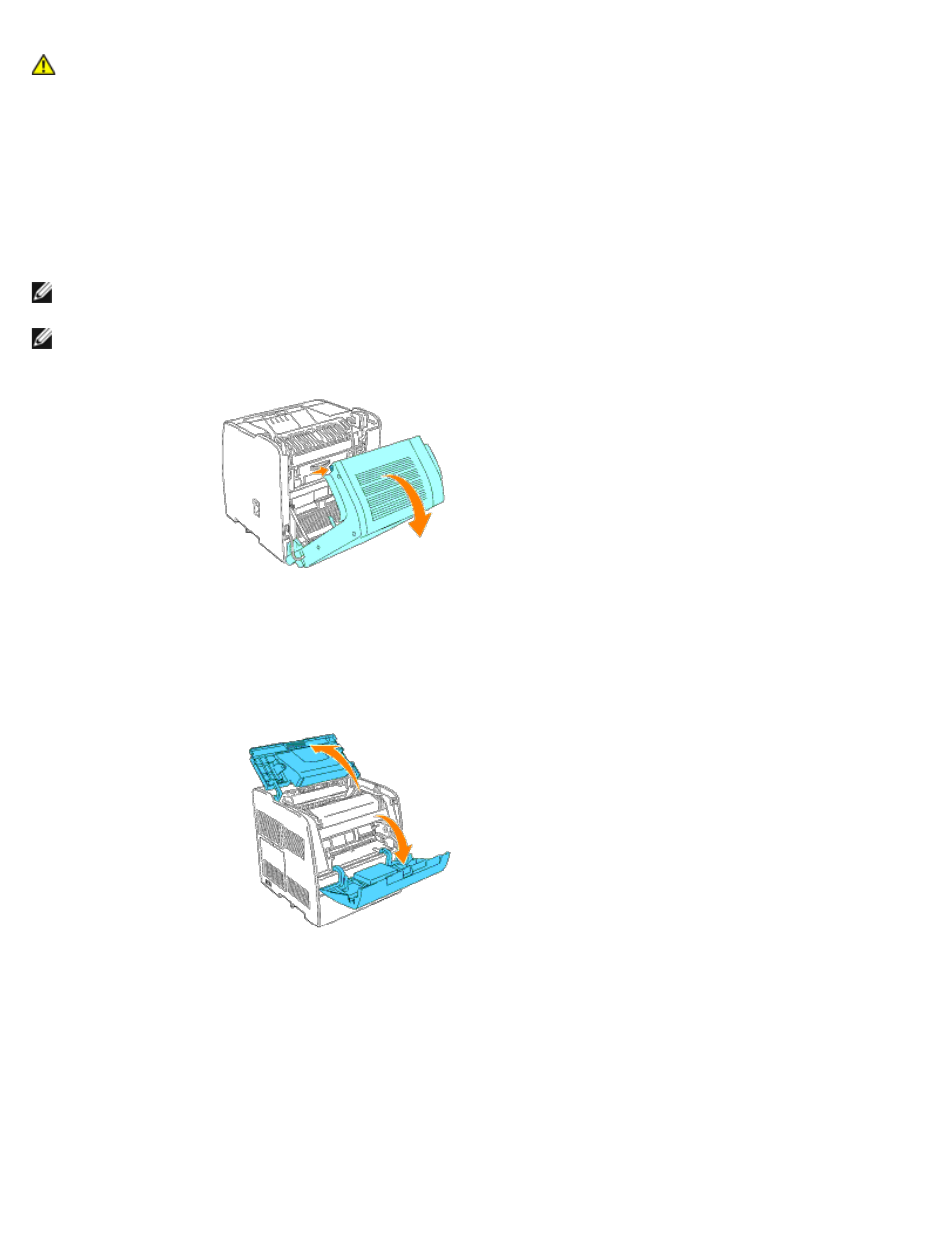 Removing the used drum cartridge | Dell 3000cn Color Laser Printer User Manual | Page 167 / 194