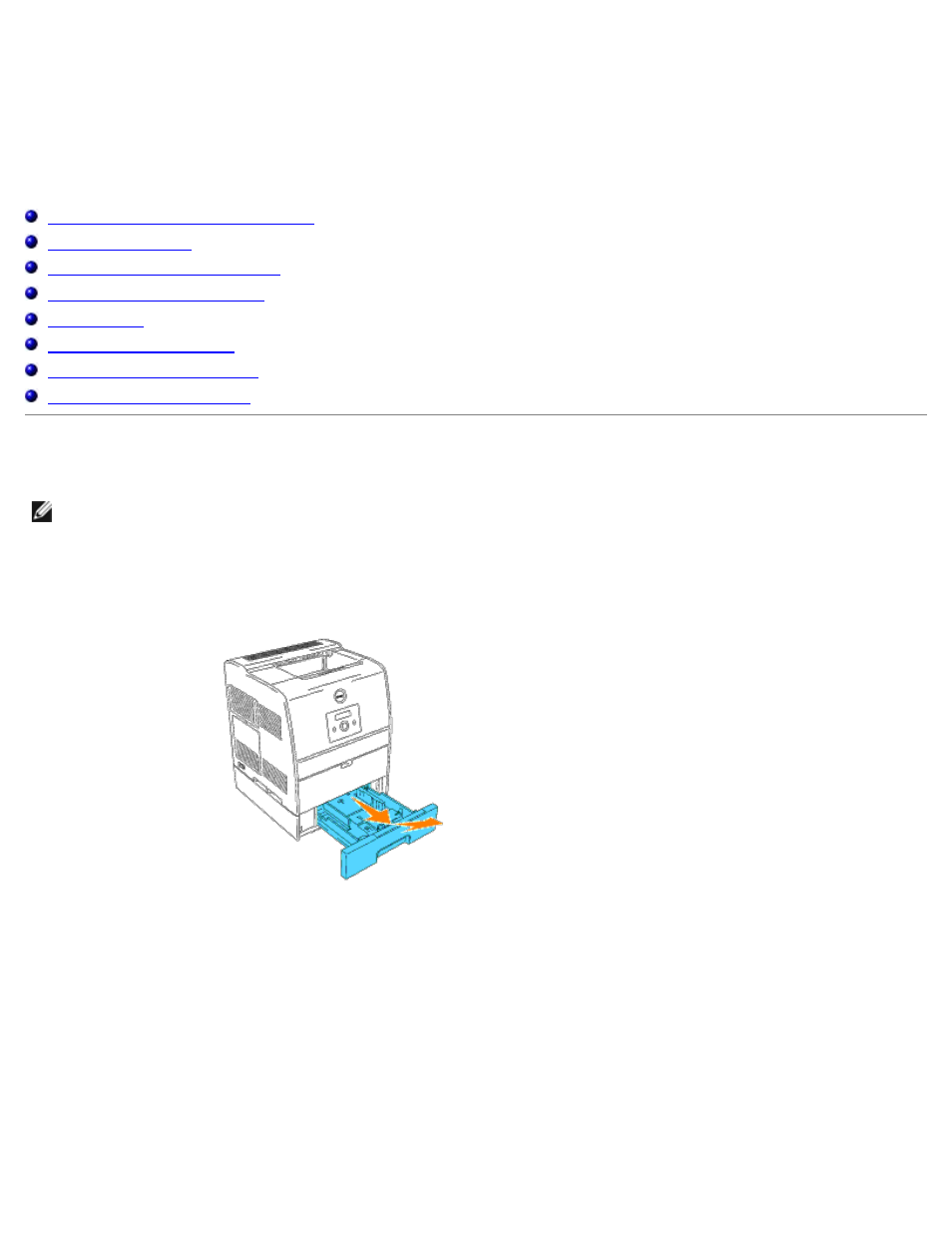 Loading print media, Loading print media in optional trays | Dell 3000cn Color Laser Printer User Manual | Page 63 / 194