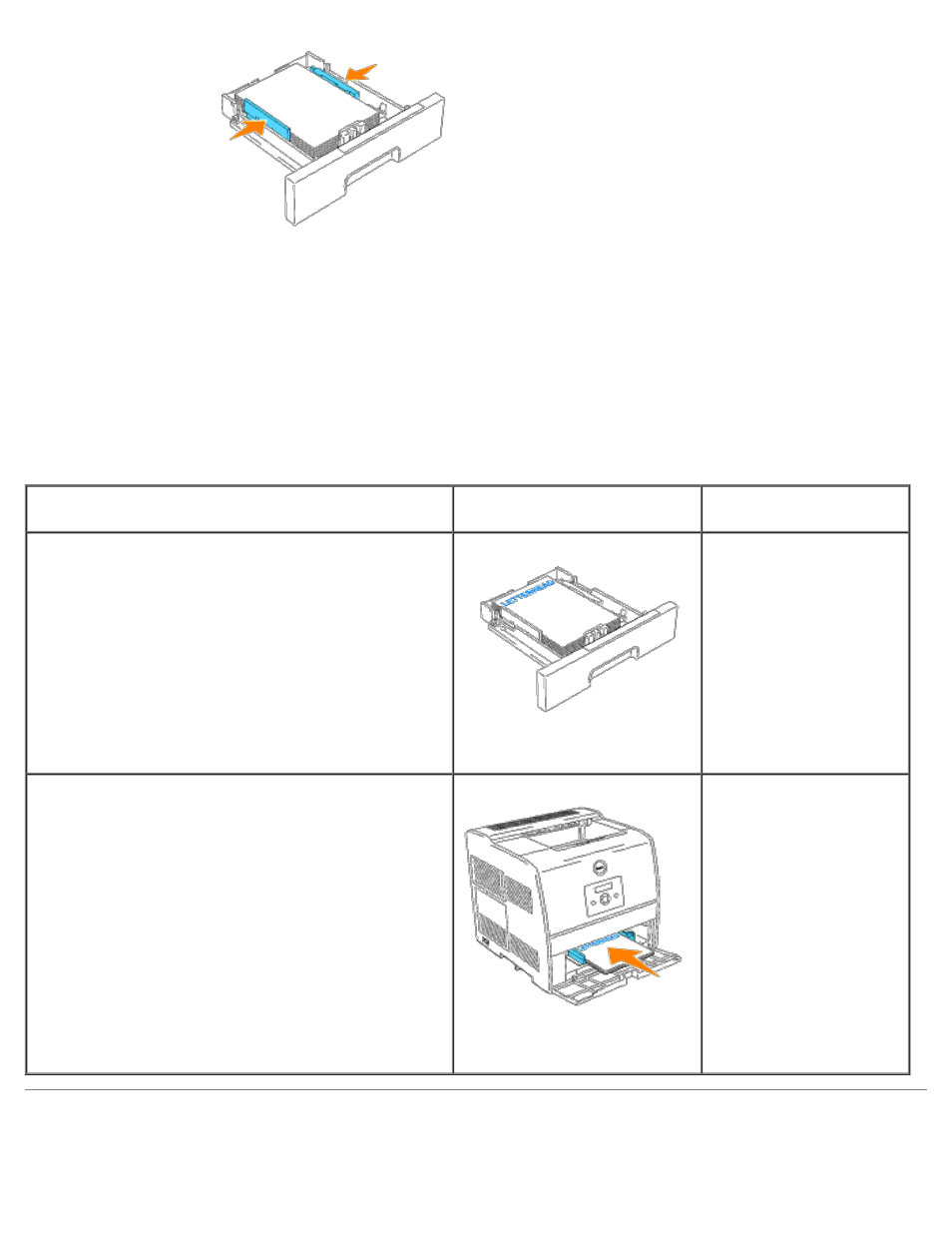 Multipurpose feeder, Loading letterhead | Dell 3000cn Color Laser Printer User Manual | Page 65 / 194