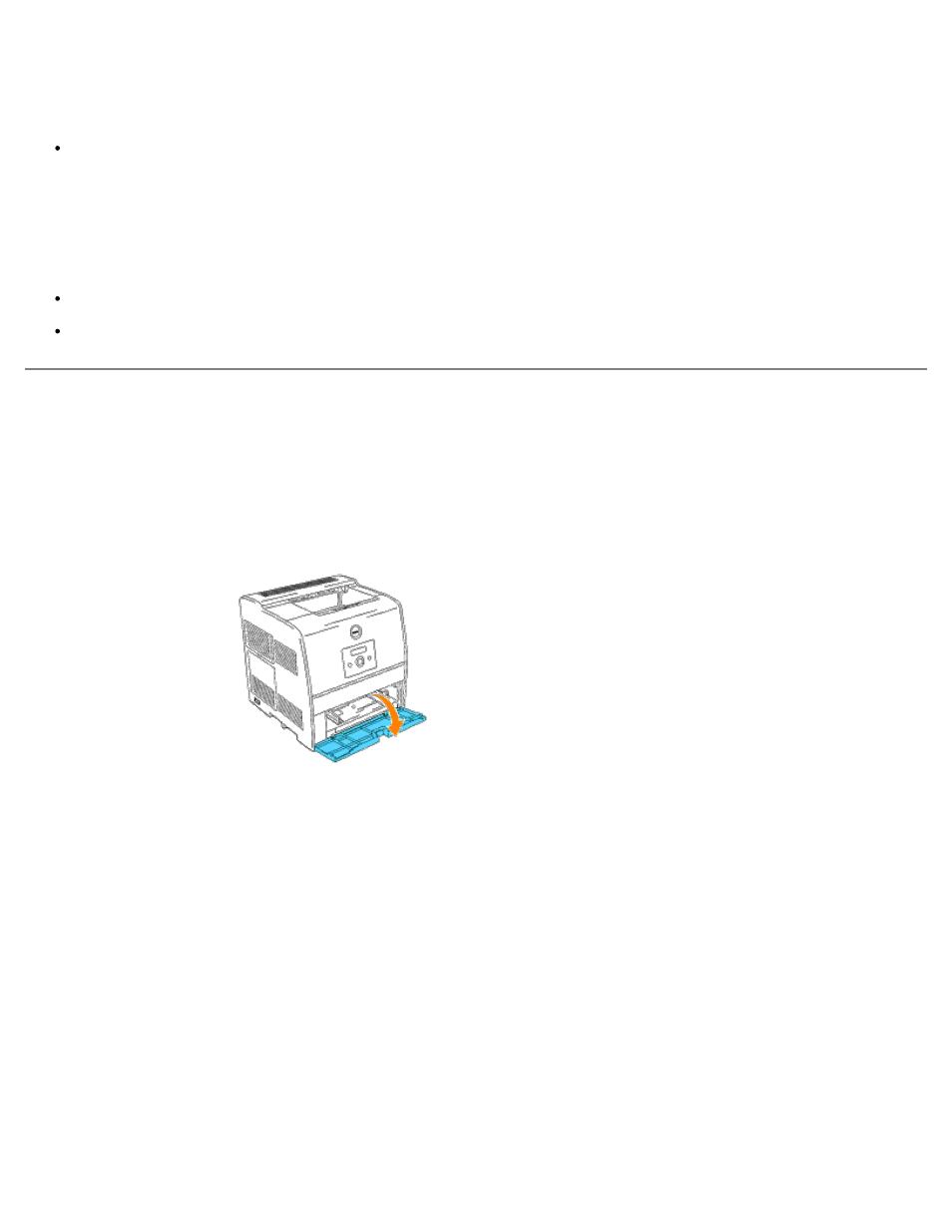 Loading the multipurpose feeder, Capacity, Print media dimensions | Dell 3000cn Color Laser Printer User Manual | Page 66 / 194