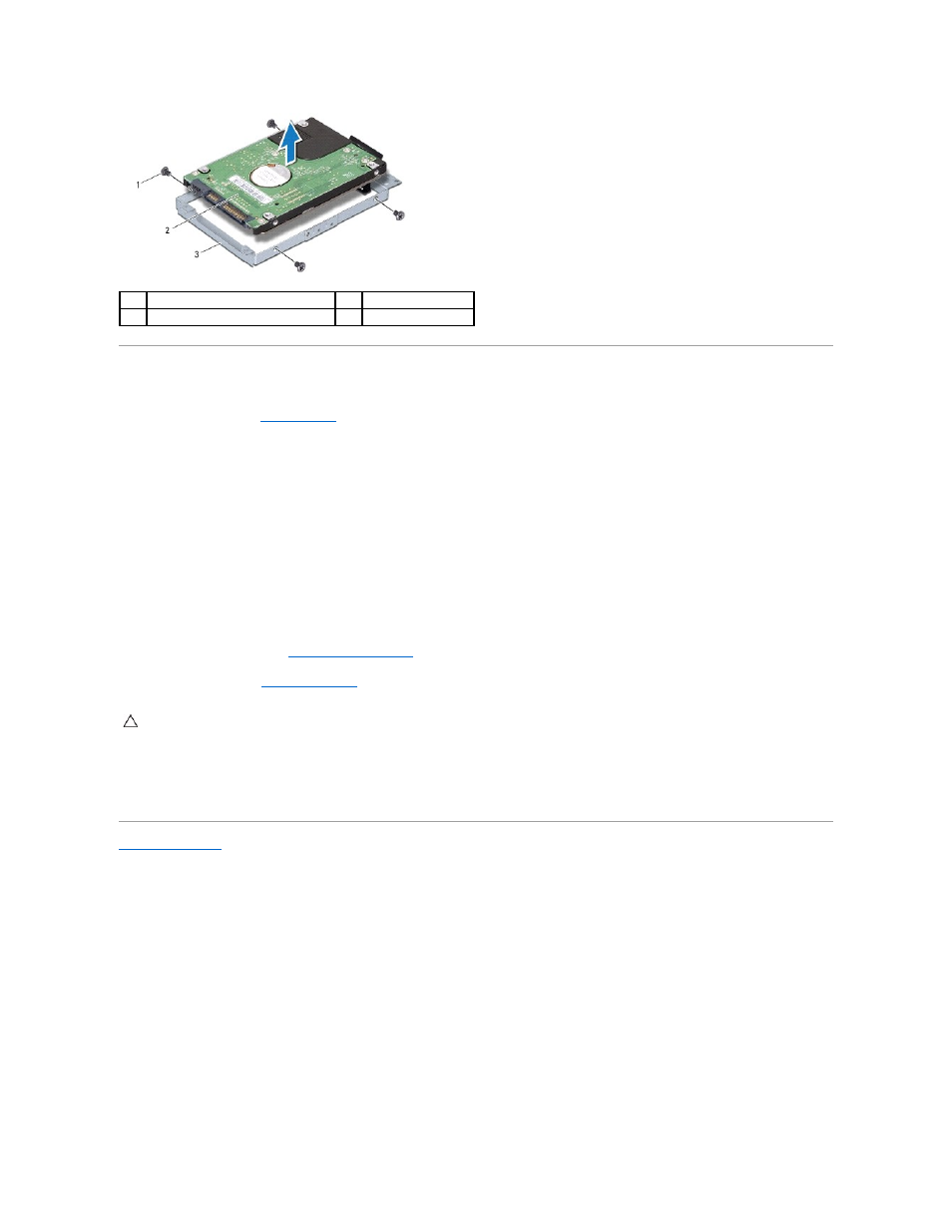 Replacing the hard drive | Dell Inspiron 1764 (Early 2010) User Manual | Page 29 / 57