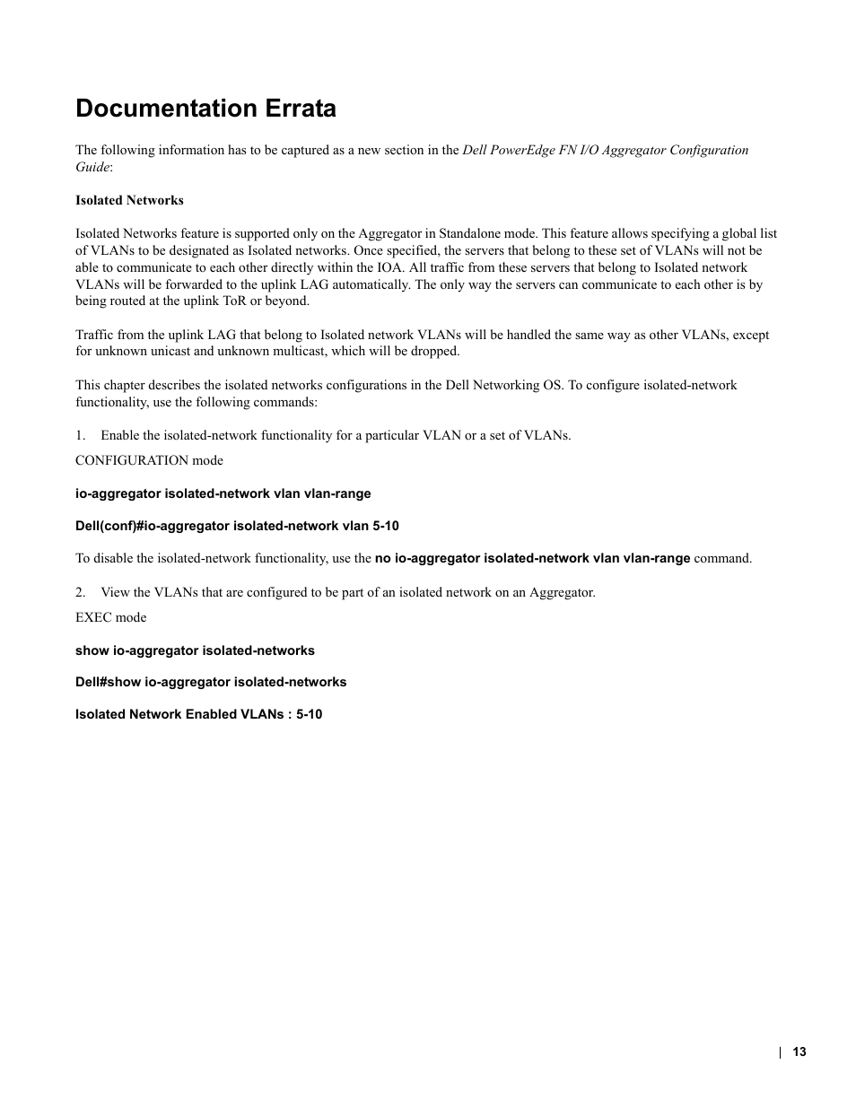 Documentation errata | Dell PowerEdge FX2/FX2s User Manual | Page 13 / 15