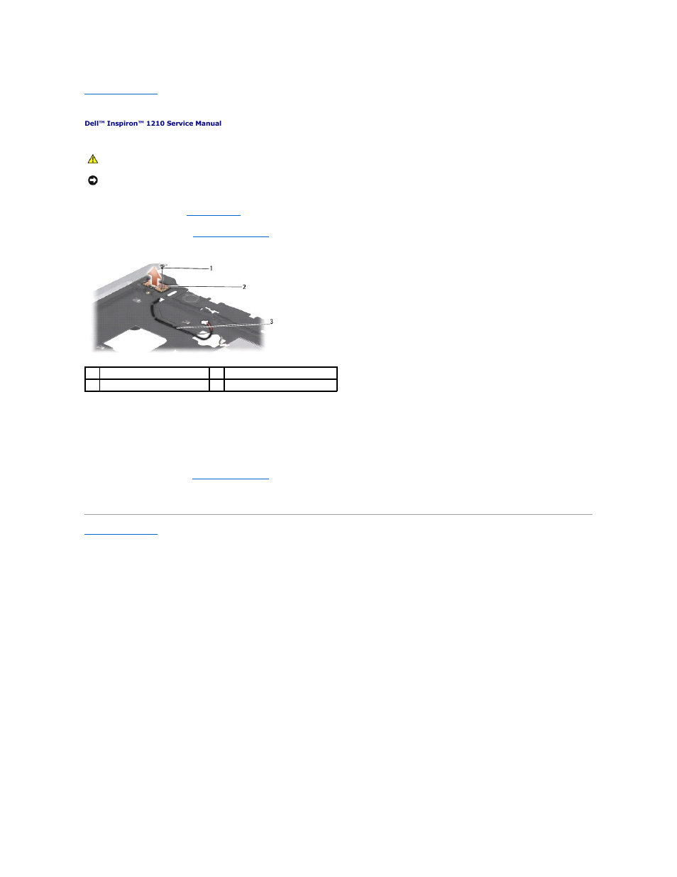 Replacing the power button board | Dell Inspiron Mini 12 (1210, Late 2008) User Manual | Page 33 / 38