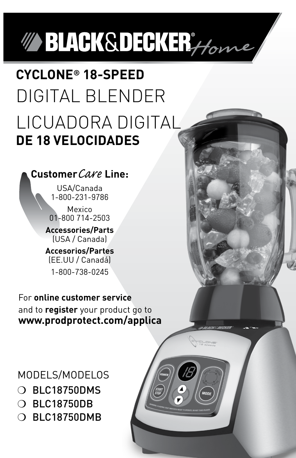 Black & Decker BLC18750DMS User Manual | 21 pages