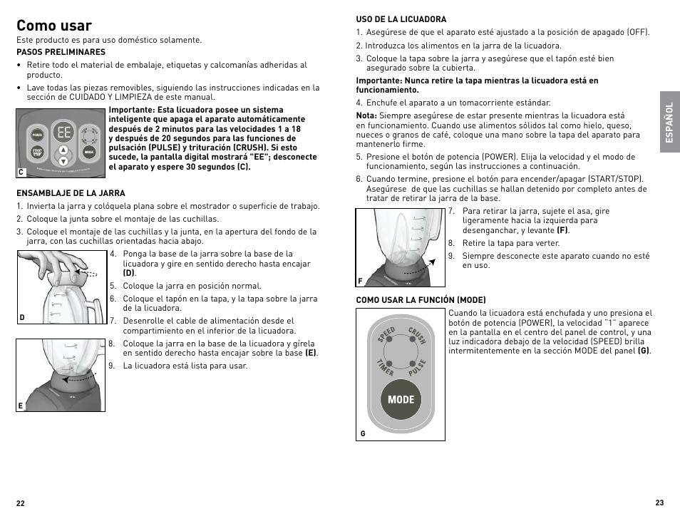 Como usar | Black & Decker BLC18750DMS User Manual | Page 12 / 21