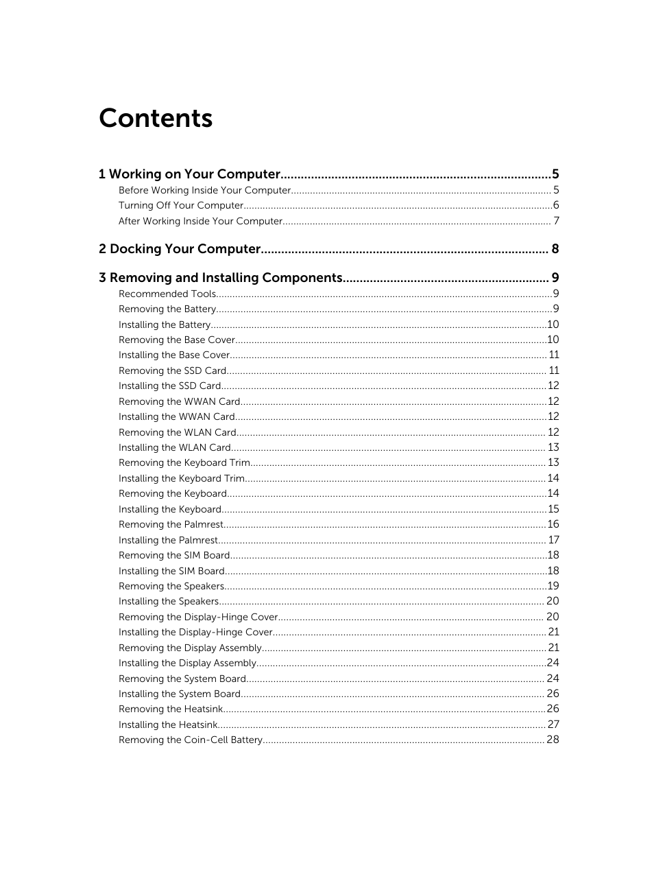Dell Latitude E7250/7250 (Late 2014) User Manual | Page 3 / 52