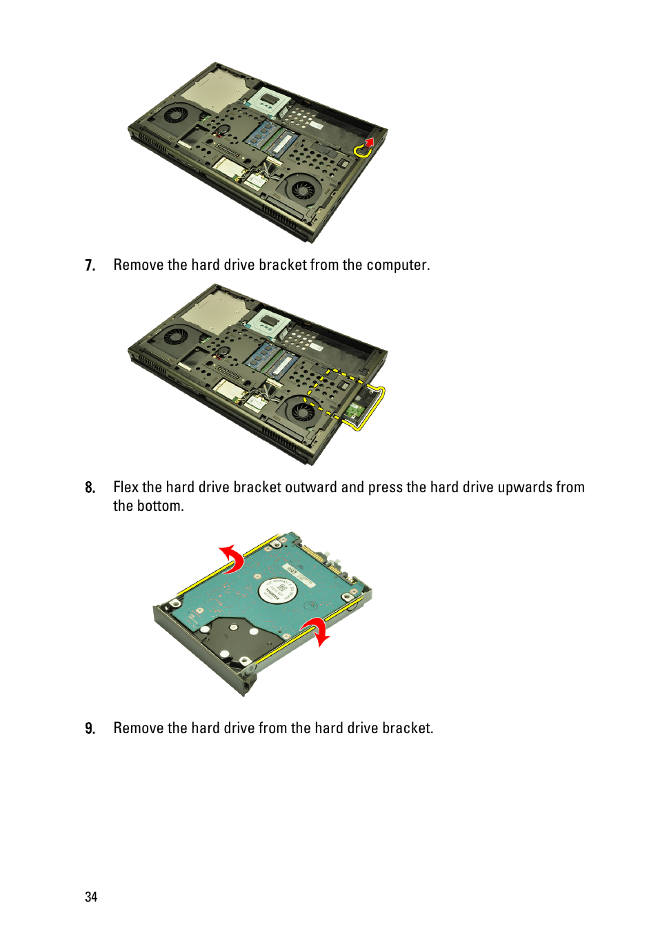 Dell Precision M6600 (Mid 2011) User Manual | Page 34 / 136
