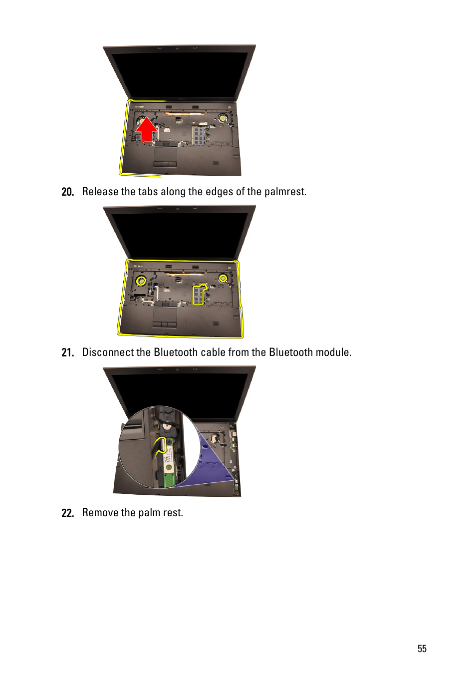 Dell Precision M6600 (Mid 2011) User Manual | Page 55 / 136