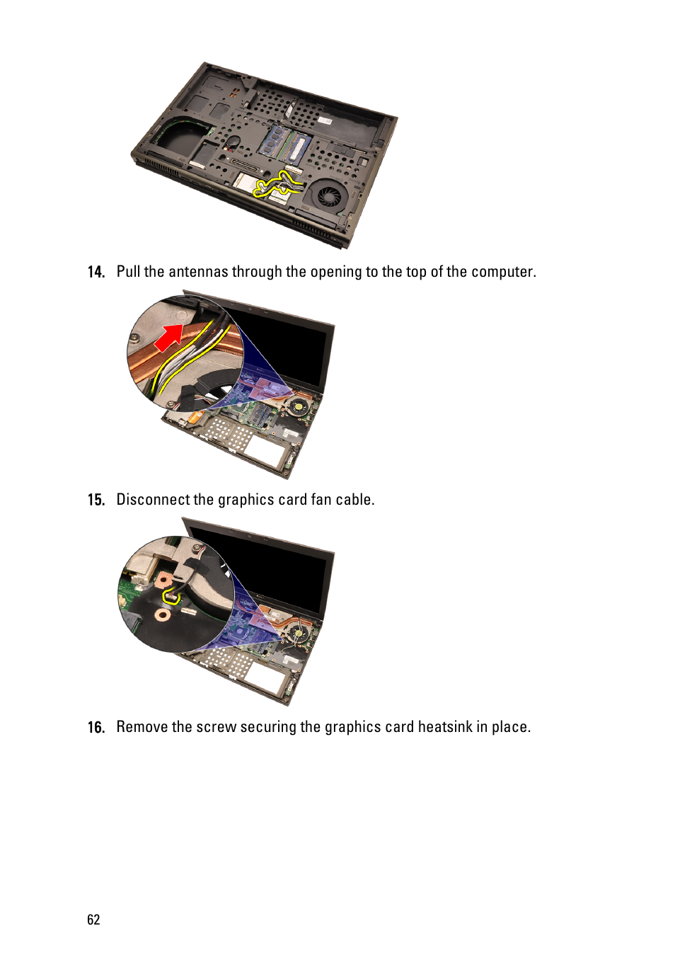 Dell Precision M6600 (Mid 2011) User Manual | Page 62 / 136