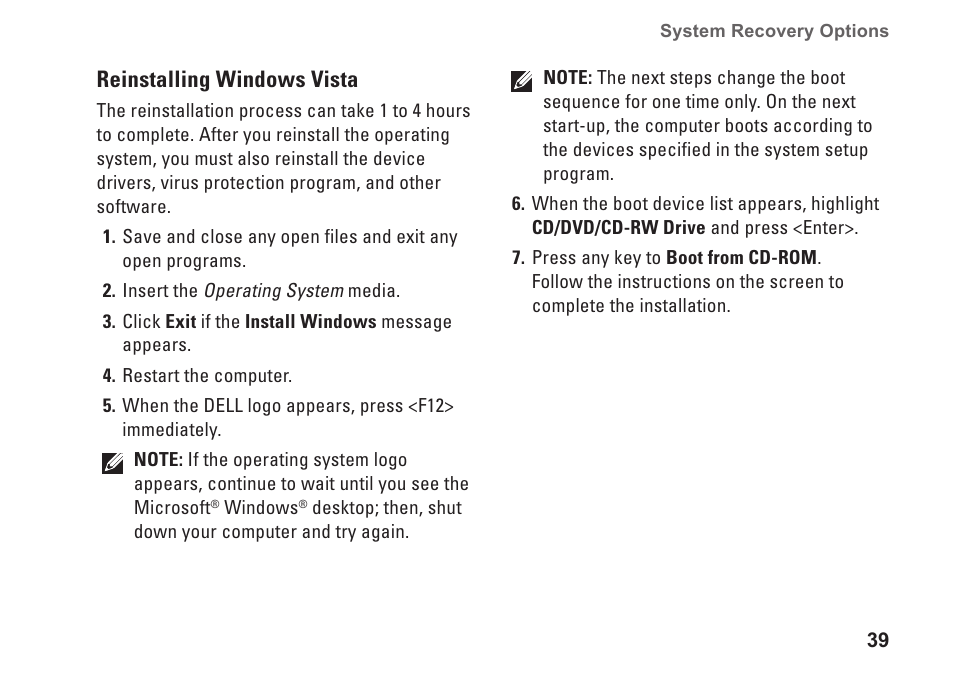 Dell Studio One 19 (1909, Early 2009) User Manual | Page 41 / 62