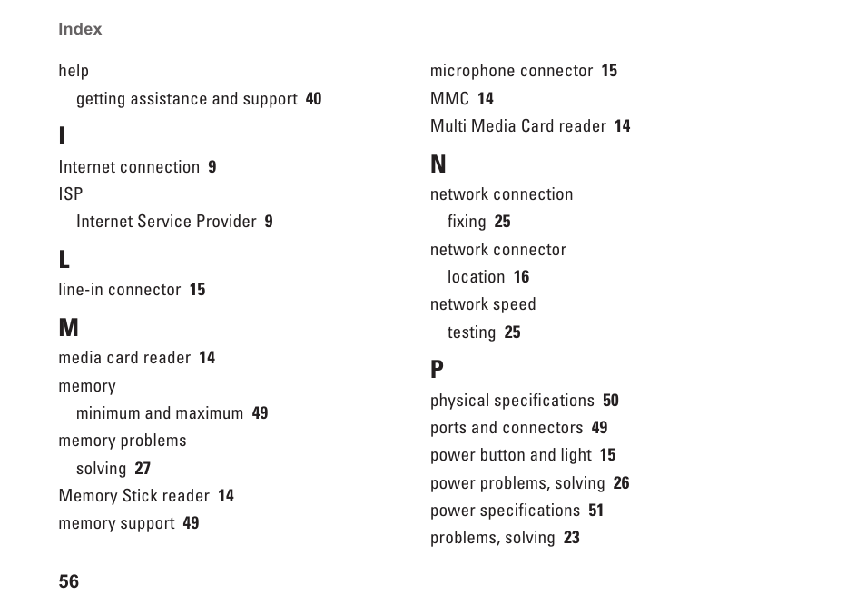 Dell Studio One 19 (1909, Early 2009) User Manual | Page 58 / 62