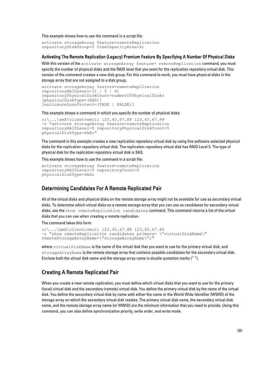 Creating a remote replicated pair | Dell PowerVault MD3260i User Manual | Page 101 / 388
