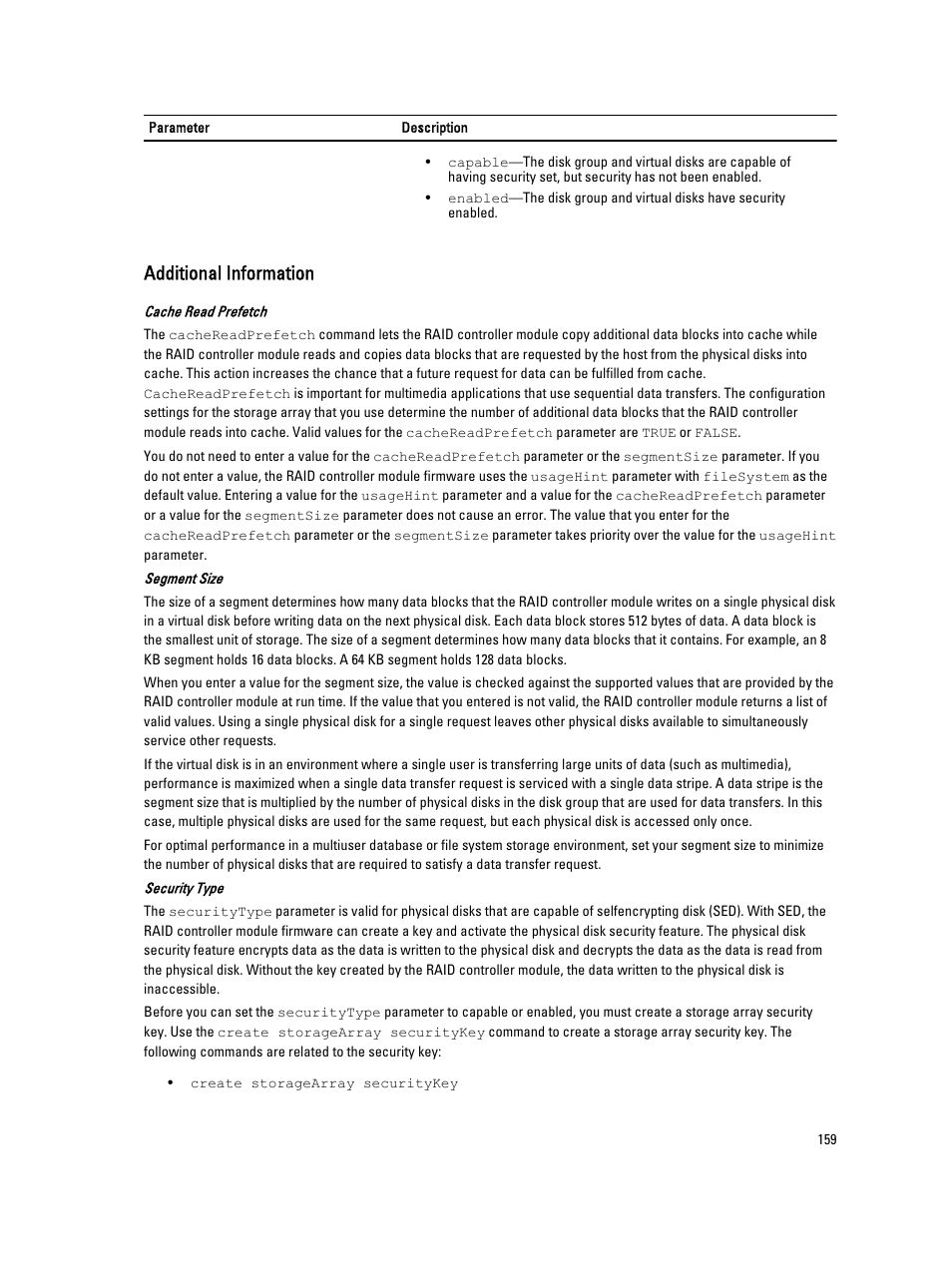 Additional information | Dell PowerVault MD3260i User Manual | Page 159 / 388