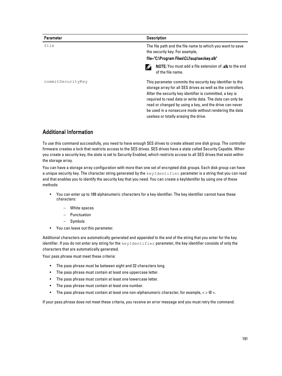 Additional information | Dell PowerVault MD3260i User Manual | Page 191 / 388