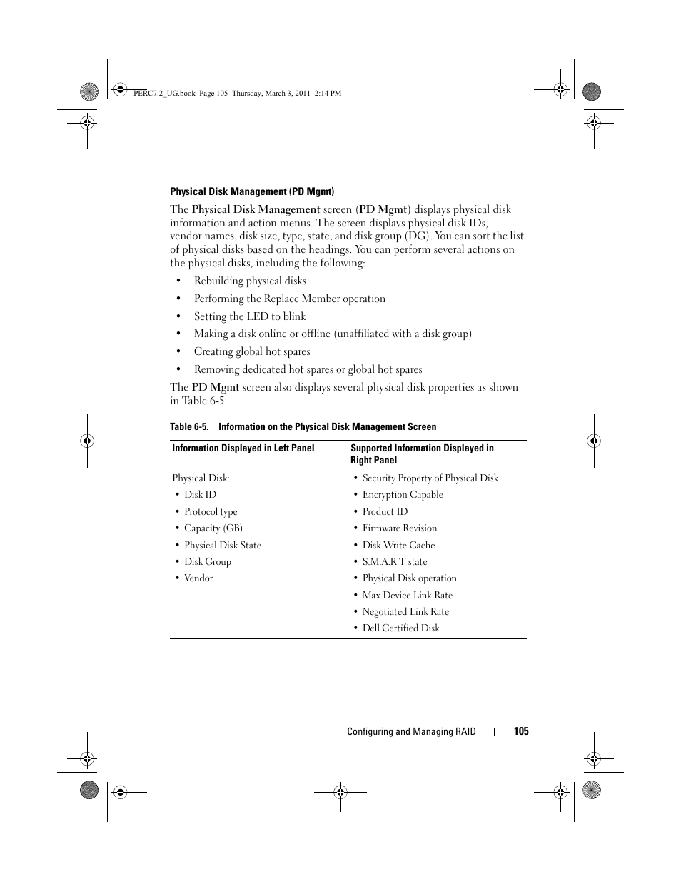 Dell PowerEdge RAID Controller H700 User Manual | Page 105 / 178