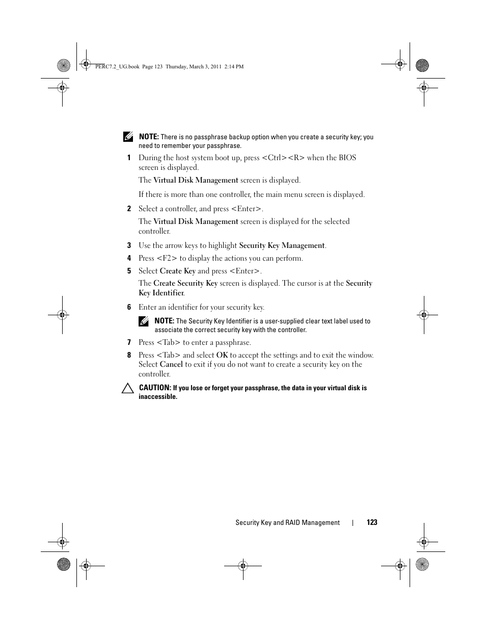 Dell PowerEdge RAID Controller H700 User Manual | Page 123 / 178