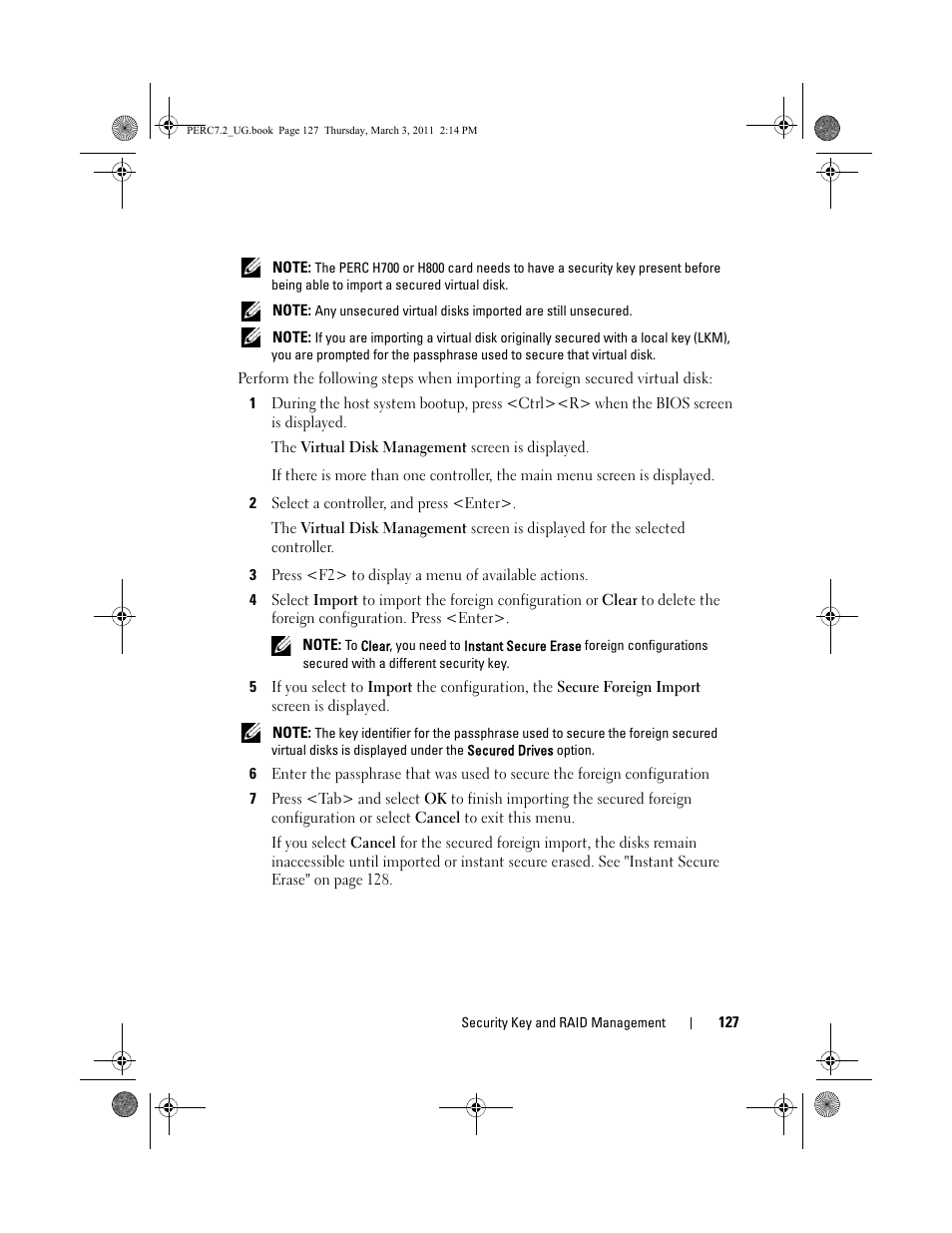 Dell PowerEdge RAID Controller H700 User Manual | Page 127 / 178